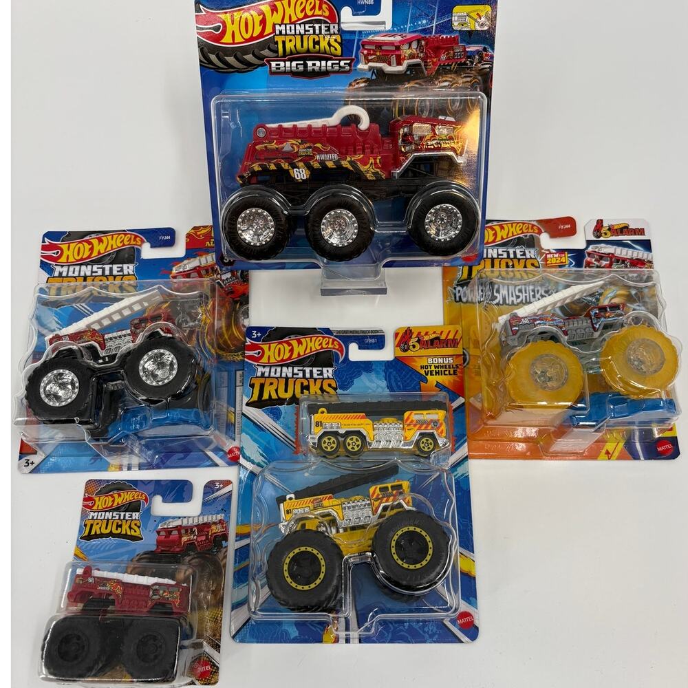 Hot Wheels 5th Alarm Bundle 5 Trucks